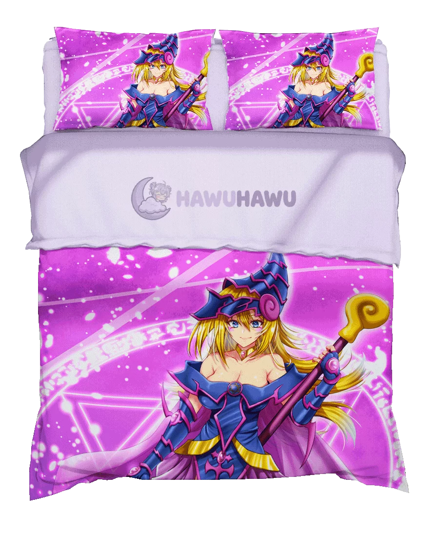 Dark Magician Girl Yu-Gi-Oh! Housse de Couette Impression HD - HaWuHaWu