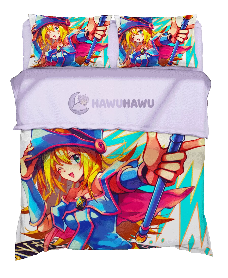 Dark Magician Girl Yu-Gi-Oh! Housse de Couette 3 Pièces Impression HD - HaWuHaWu