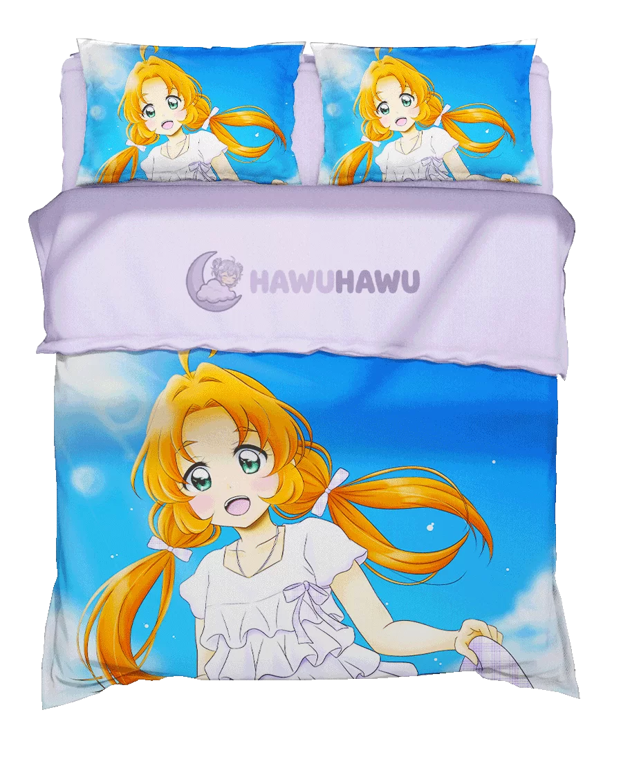 Akechi Anna Star Detective Precure! Set de Literie 4 Pièces Impression HD - HaWuHaWu