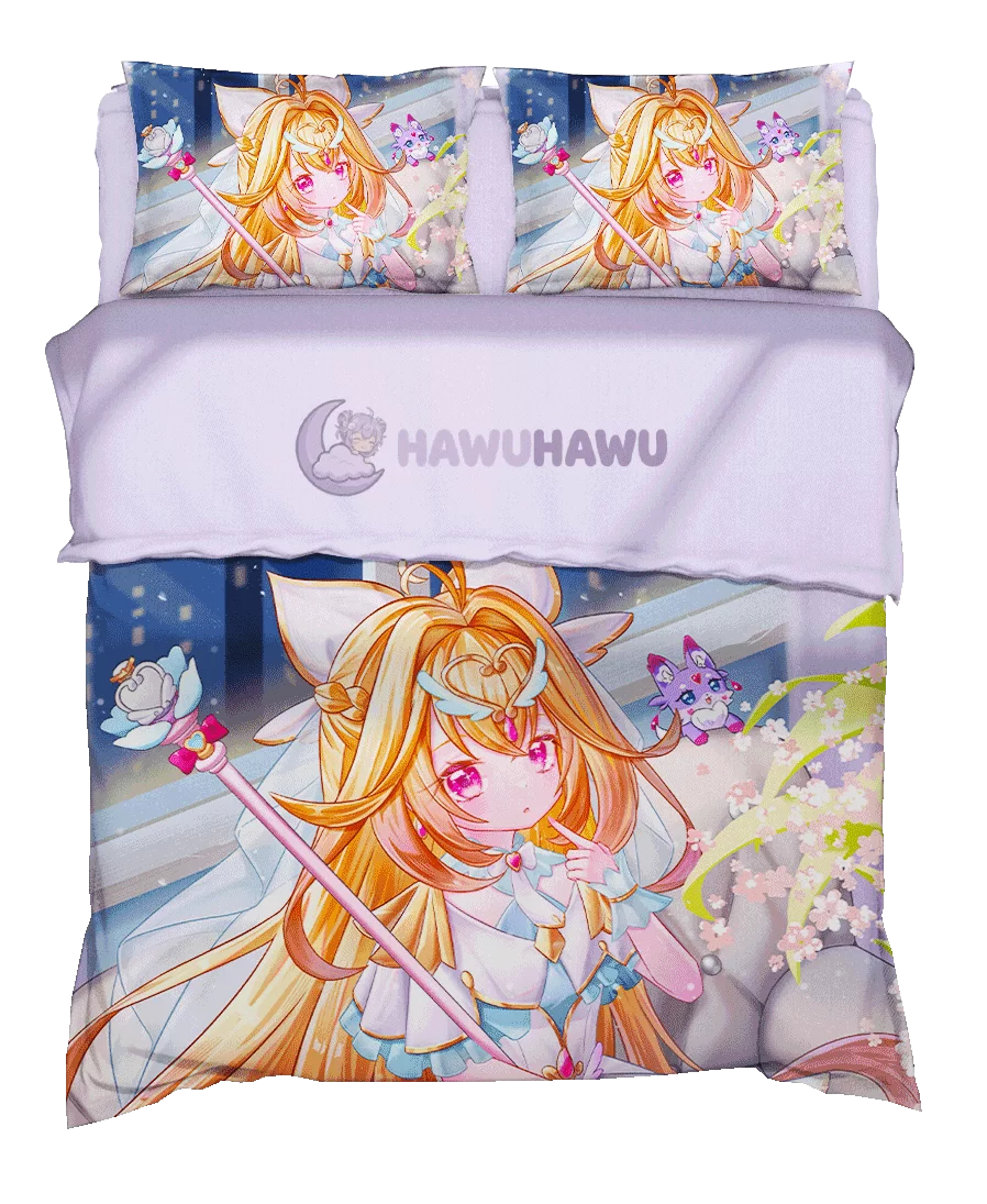 Cure Arcana Shadow Star Detective Precure! Set de Literie 4 Pièces Impression HD - HaWuHaWu