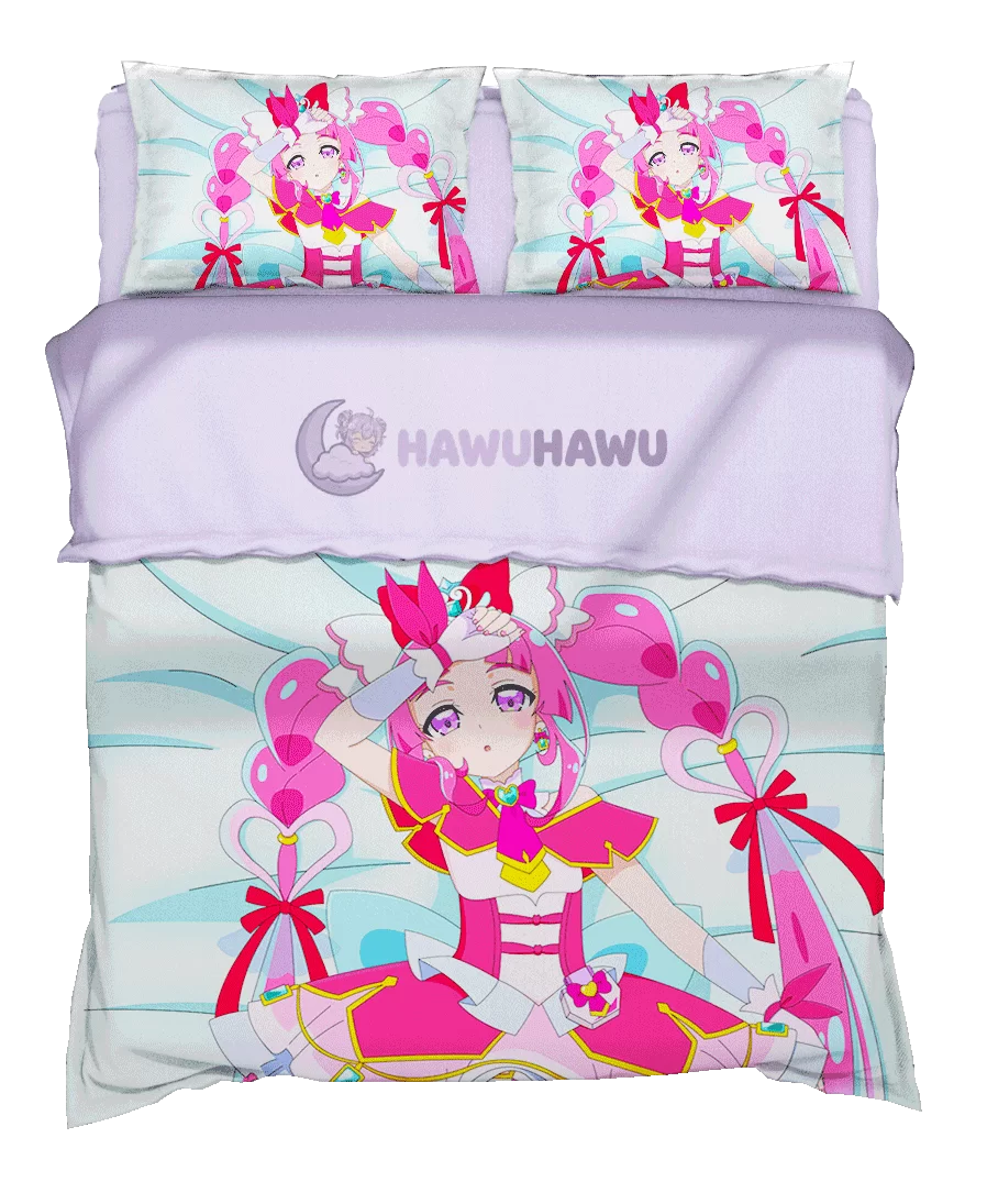 Cure Mystique Star Detective Precure! Set de Literie 4 Pièces Impression HD - HaWuHaWu