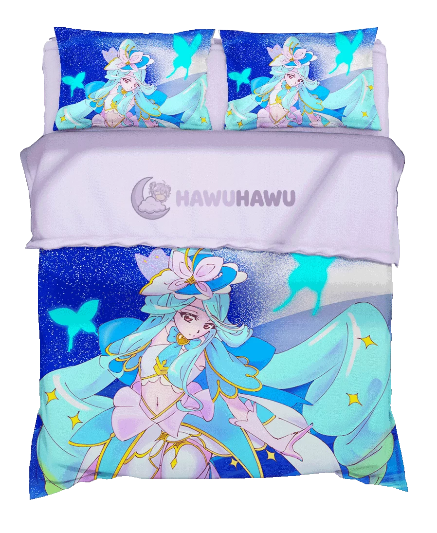 Cure Eclair Star Detective Precure! Set de Literie 4 Pièces Impression HD - HaWuHaWu