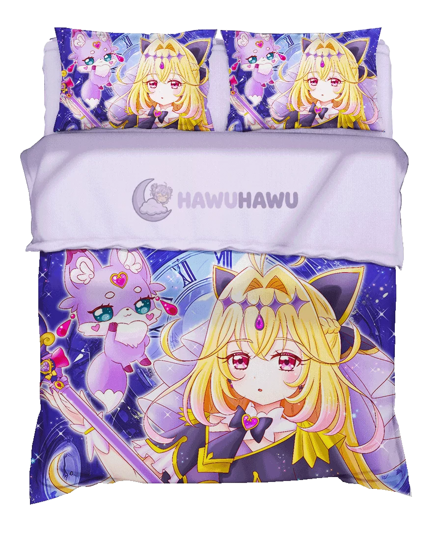 Cure Arcana Shadow Star Detective Precure! Set de Literie 4 Pièces Impression HD - HaWuHaWu
